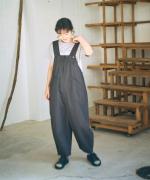 コットンリネンツイル　サロペット