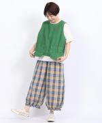 リネンキャンバス　2wayベスト