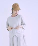 リネンキャンバス　2wayベスト