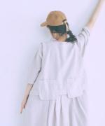 リネンキャンバス　2wayベスト