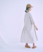 リネンキャンバス　ワンピース
