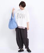 スカラップ刺繍コットンリネンボイル　ノースリーブプルオーバー
