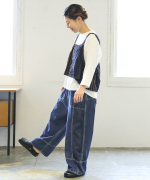 キナリヘリンボンオックス／10ozデニム　パンツ