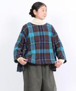 ウールコットンチェック　プルオーバー