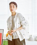 60ローン3D刺繍　シャツジャケット