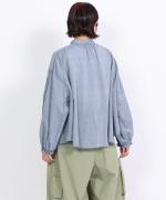 コットンシルクシャンブレー　シャツ