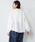 コットンシルクシャンブレー　シャツ