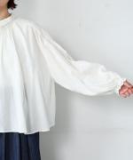 コットンシルクシャンブレー　シャツ