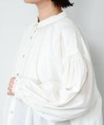 コットンシルクシャンブレー　シャツ