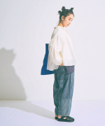 コットンシルクシャンブレー　シャツ