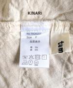 コットンリネンキャンバス/4.5ozコットンリネンデニム　2wayプルオーバー