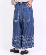 コットンリネンキャンバス/4.5ozコットンリネンデニム　パンツ