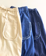 コットンリネンキャンバス/4.5ozコットンリネンデニム　パンツ