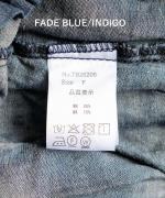 コットンリネンキャンバス/4.5ozコットンリネンデニム　パンツ