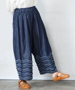 コットンリネンキャンバス/4.5ozコットンリネンデニム　パンツ