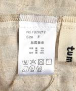 リネンコットンギンガムチェック　ベスト