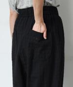 リネンコットンギンガムチェック　パンツ