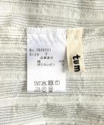 空羽ストライプシャーリング　2wayスカート