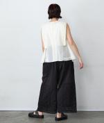 コットンボイル×60キャンブリックカットワーク　パンツ