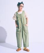 タイプライター　サロペット