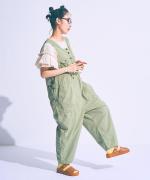 タイプライター　サロペット