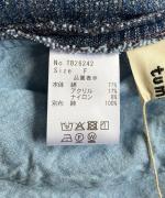グレンチェックデニムジャガード　パンツ