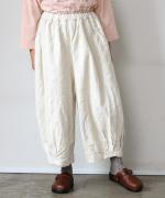 グレンチェックデニムジャガード　パンツ