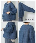 グレンチェックデニムジャガード　ジャケット