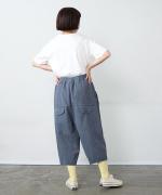 コットンリネンポリ　ティンカーパンツ