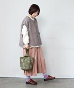 ふわふわコットン　2WAYギャザーブラウス