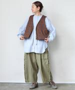 ふわふわコットン　チュニックシャツ