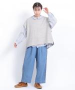 リサイクル度詰め裏毛　ベスト
