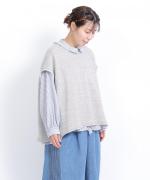 リサイクル度詰め裏毛　ベスト