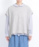リサイクル度詰め裏毛　ベスト