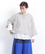 リサイクル度詰め裏毛　プルオーバー