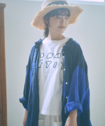 ラフィ天竺　プリントT(Bon appétit)
