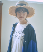 ラフィ天竺　プリントT(Bon appétit)