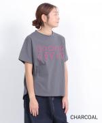 ラフィ天竺　プリントT(Bon appétit)
