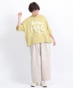 ラフィ天竺　プリントT(MaHaLo)