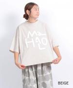 ラフィ天竺　プリントT(MaHaLo)