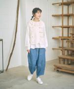 コットンインレイ　ベスト