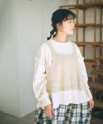 コットン天竺×バテンレース　プルオーバー