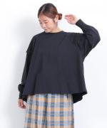 コットン天竺×バテンレース　プルオーバー