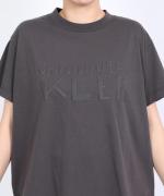 コットンBD度詰め天竺 発泡プリントTシャツ