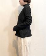 コットンチュール　ハイネックロングTシャツ