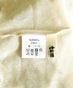 コットンチュール　ハイネックロングTシャツ