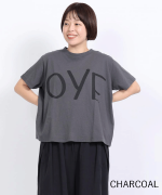 ラフィ天竺　プリントT(OYE)