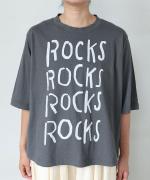 ラフィ天竺 プリントＴ (ROCKS...)