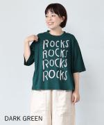 ラフィ天竺 プリントＴ (ROCKS...)