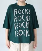ラフィ天竺 プリントＴ (ROCKS...)